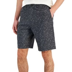 Alfani Men's Classic-Fit Linear Floral-Print 10" Shorts, Size 38